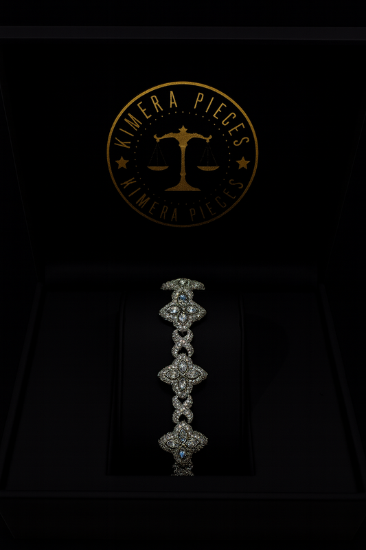 The Olympian Luxury Link Bracelet ()
(Silver)